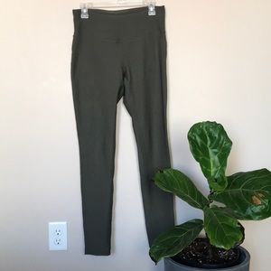Olive Green High Waisted Leggings
